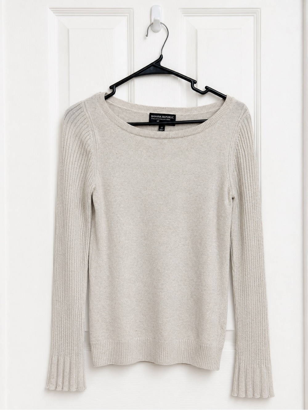 Banana Republic “with fine Italian yarn by Filpucci”-lightweight luxury knit